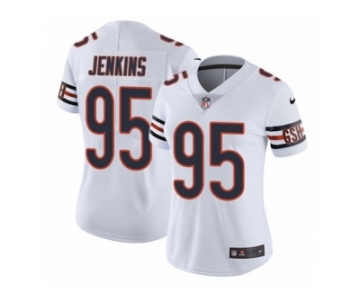 Women's Nike Chicago Bears #95 John Jenkins Vapor Untouchable Limited White NFL Jersey