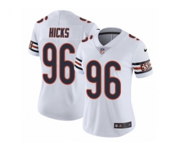 Women's Nike Chicago Bears #96 Akiem Hicks Vapor Untouchable Limited White NFL Jersey