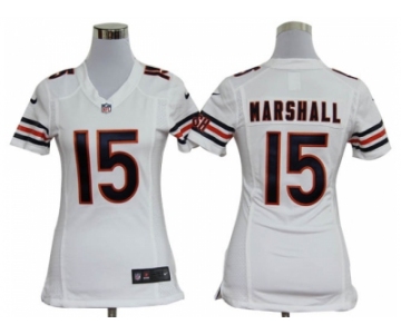 nike women nfl jerseys Chicago Bears #15 Brandon Marshall White[nike]