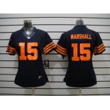 nike women nfl jerseys chicago bears #15 marshall blue[nike limited orange number]