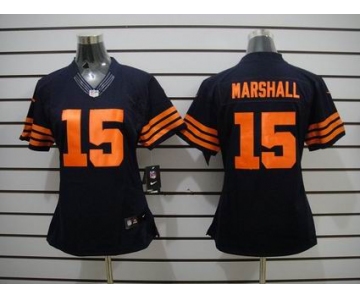 nike women nfl jerseys chicago bears #15 marshall blue[nike limited orange number]