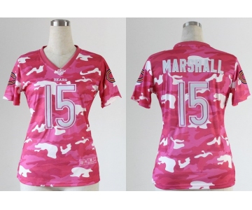 nike women nfl jerseys chicago bears #15 marshall pink[fashion camo]