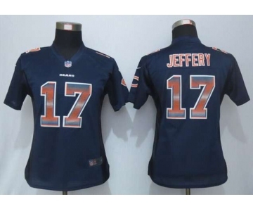 nike women nfl jerseys chicago bears #17 jeffery blue[Strobe Limited]