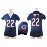 nike women nfl jerseys chicago bears #22 matt forte blue[draft him ii top]