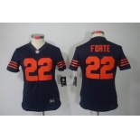 nike women nfl jerseys chicago bears #22 matt forte blue[nike limited orange number]