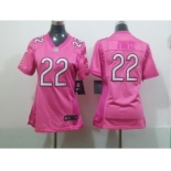 nike women nfl jerseys chicago bears #22 matt forte pink[2012 nike love]