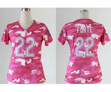 nike women nfl jerseys chicago bears #22 matt forte pink[fashion camo]