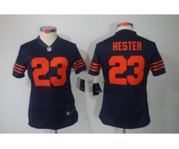 nike women nfl jerseys chicago bears #23 hester blue[nike limited orange number]