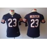 nike women nfl jerseys chicago bears #23 hester blue[nike limited]