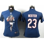 nike women nfl jerseys chicago bears #23 hester blue[portrait fashion]