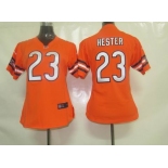 nike women nfl jerseys chicago bears #23 hester orange[nike]