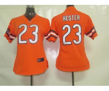 nike women nfl jerseys chicago bears #23 hester orange[nike]