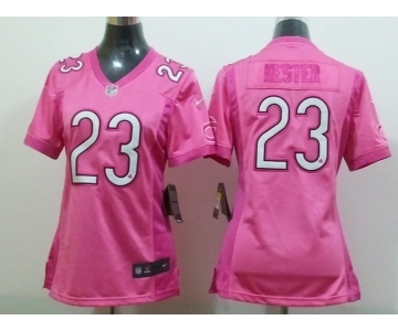 nike women nfl jerseys chicago bears #23 hester pink[2012 nike love]