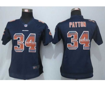 nike women nfl jerseys chicago bears #34 payton blue[Strobe Limited]