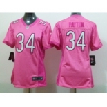 nike women nfl jerseys chicago bears #34 payton pink[2012 nike love]