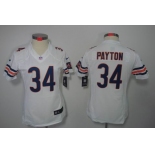 nike women nfl jerseys chicago bears #34 payton white[nike]