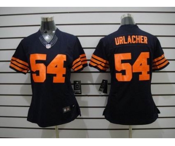 nike women nfl jerseys chicago bears #54 urlacher blue[nike limited orange number]