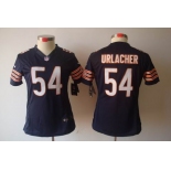 nike women nfl jerseys chicago bears #54 urlacher blue[nike limited]