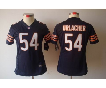 nike women nfl jerseys chicago bears #54 urlacher blue[nike limited]