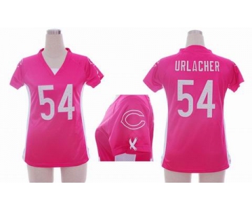 nike women nfl jerseys chicago bears #54 urlacher pink[draft him ii top]