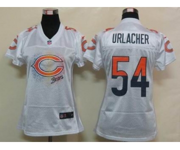 nike women nfl jerseys chicago bears #54 urlacher white[2012 fem fan]