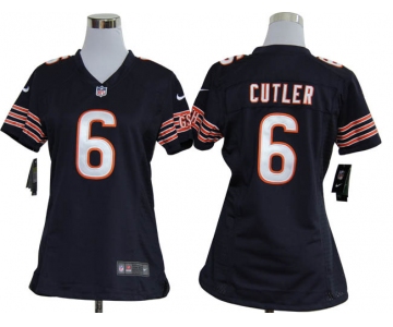 nike women nfl jerseys chicago bears #6 cutler blue[nike]