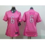 nike women nfl jerseys chicago bears #6 cutler pink[2012 nike love]