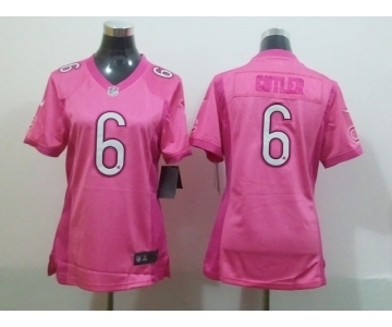 nike women nfl jerseys chicago bears #6 cutler pink[2012 nike love]