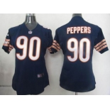 nike women nfl jerseys chicago bears #90 peppers blue[nike]