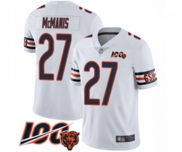 Youth Chicago Bears #27 Sherrick McManis White Vapor Untouchable Limited Player 100th Season Football Jersey