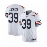 Youth Chicago Bears #39 Eddie Jackson White 100th Season Limited Football Jersey