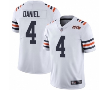 Youth Chicago Bears #4 Chase Daniel White 100th Season Limited Football Jersey