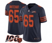 Youth Chicago Bears #65 Cody Whitehair Limited Navy Blue Rush Vapor Untouchable 100th Season Football Jersey