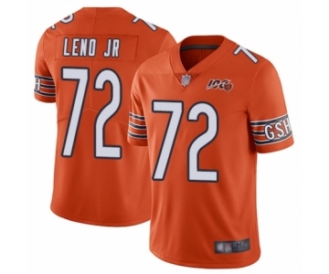 Youth Chicago Bears #72 Charles Leno Orange Alternate 100th Season Limited Football Jersey