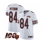 Youth Chicago Bears #84 Cordarrelle Patterson White Vapor Untouchable Limited Player 100th Season Football Jersey