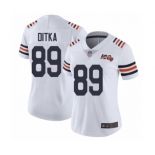 Youth Chicago Bears #89 Mike Ditka White 100th Season Limited Football Jersey