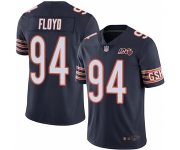 Youth Chicago Bears #94 Leonard Floyd Navy Blue Team Color 100th Season Limited Football Jersey