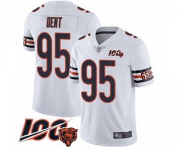 Youth Chicago Bears #95 Richard Dent White Vapor Untouchable Limited Player 100th Season Football Jersey