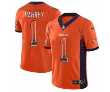 Youth Nike Chicago Bears #1 Cody Parkey Limited Orange Rush Drift Fashion NFL Jersey