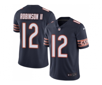 Youth Nike Chicago Bears #12 Allen Robinson II Navy Blue Team Color Stitched NFL Vapor Untouchable Limited Jersey