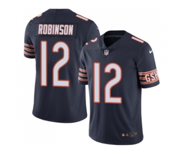 Youth Nike Chicago Bears #12 Allen Robinson Navy Blue Team Color Stitched NFL Vapor Untouchable Limited Jersey