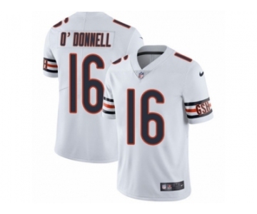 Youth Nike Chicago Bears #16 Pat O'Donnell Vapor Untouchable Limited White NFL Jersey