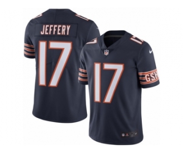 Youth Nike Chicago Bears #17 Alshon Jeffery Limited Navy Blue Rush NFL Jersey