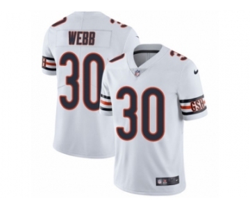 Youth Nike Chicago Bears #30 B.W. Webb Vapor Untouchable Limited White NFL Jersey