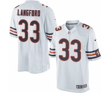 Youth Nike Chicago Bears #33 Jeremy Langford White NFL Jersey