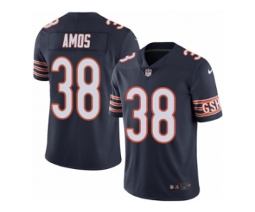 Youth Nike Chicago Bears #38 Adrian Amos Limited Navy Blue Rush NFL Jersey