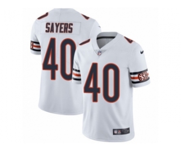 Youth Nike Chicago Bears #40 Gale Sayers Vapor Untouchable Limited White NFL Jersey