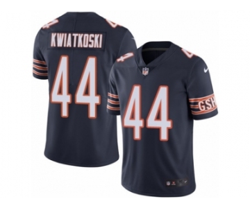 Youth Nike Chicago Bears #44 Nick Kwiatkoski Navy Blue Team Color Vapor Untouchable Limited Player NFL Jersey