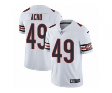 Youth Nike Chicago Bears #49 Sam Acho Vapor Untouchable Limited White NFL Jersey