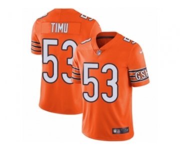 Youth Nike Chicago Bears #53 John Timu Limited Orange Rush Vapor Untouchable NFL Jersey